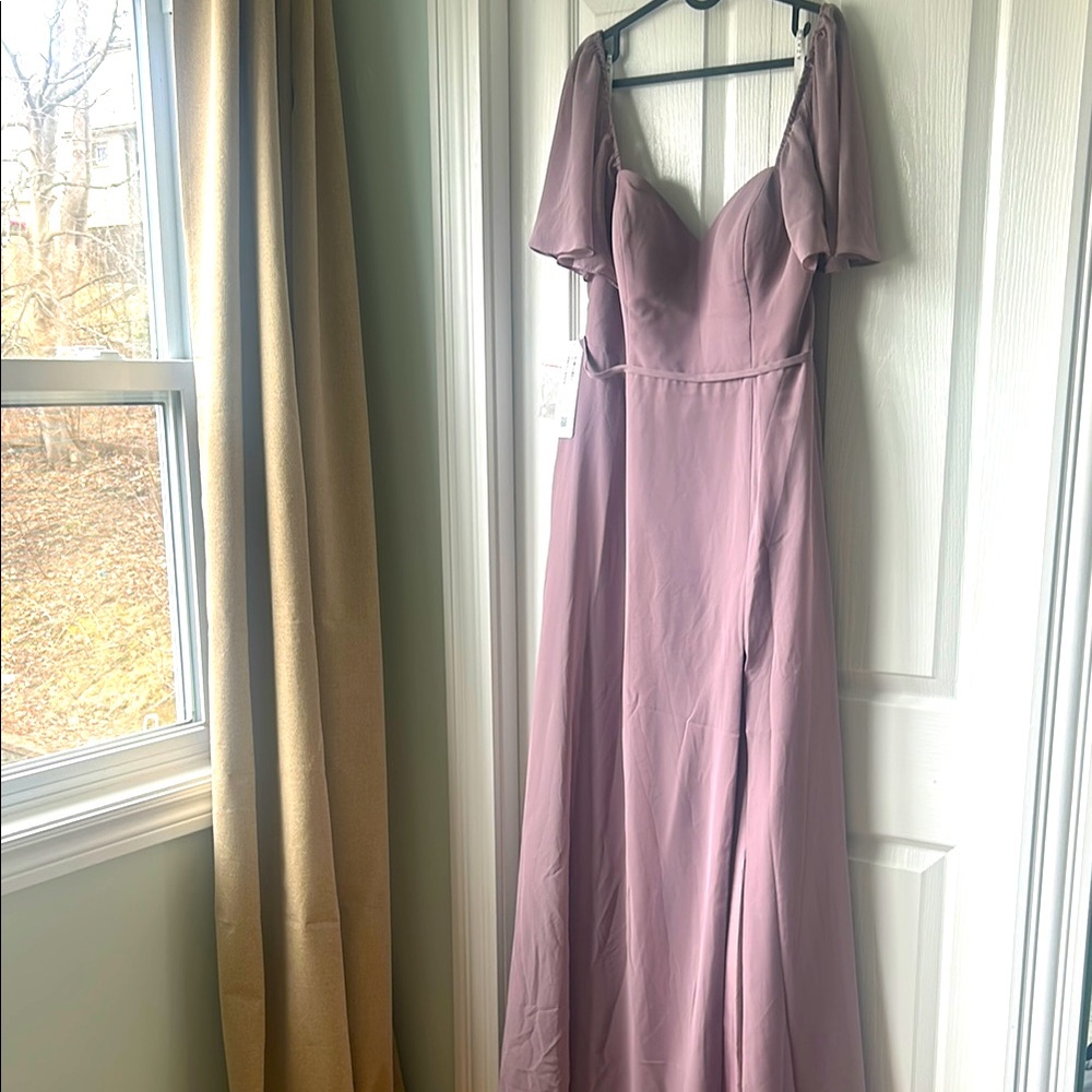 Azazie Chloe Bridesmaid dress (New, with tags) - Colour: dusk - Size: 14